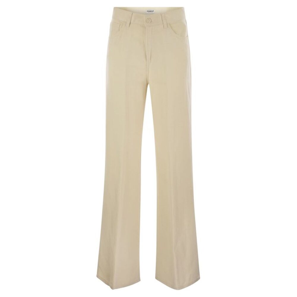 Dondup Women Amber - Five-Pocket Wide-Leg Trousers